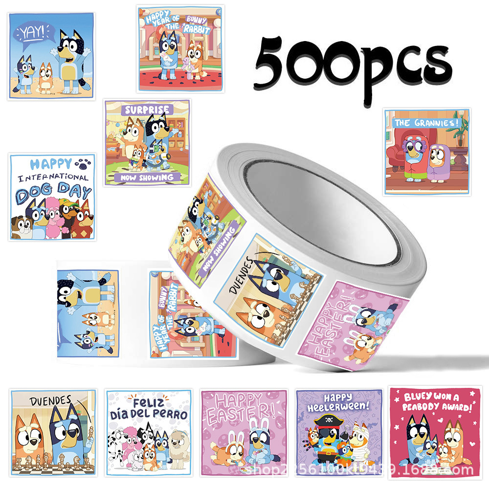 Wholesale 500Pcs/Roll Bluey St - Memo Pad Sticky บทวิจารณ์และราคา