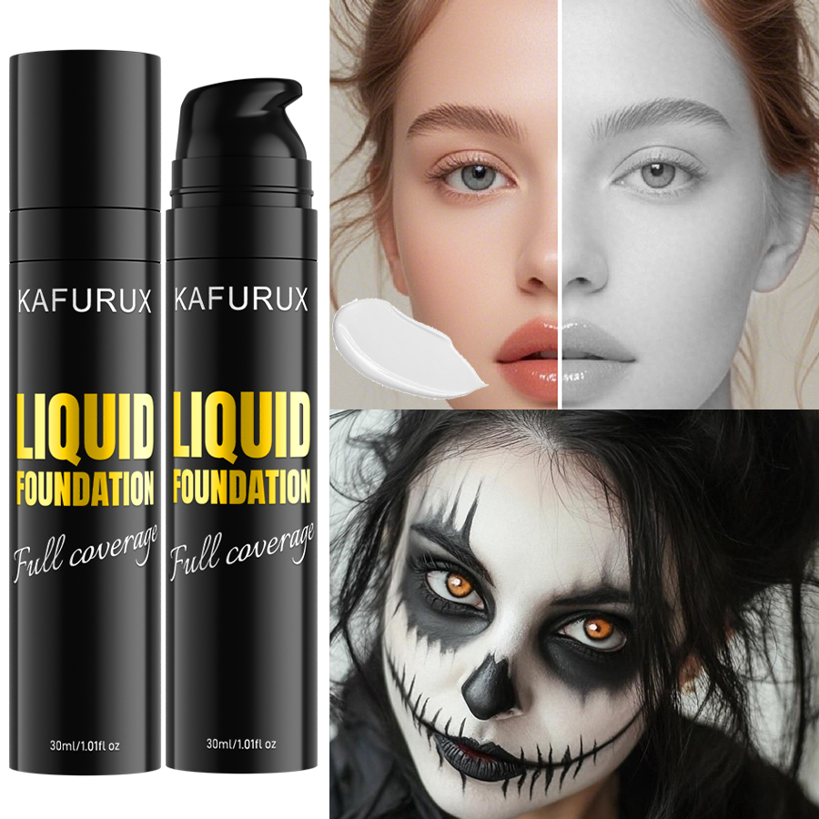 1PC Pure White Liquid Foundati - Correction Fluid White บทวิจารณ์และราคา
