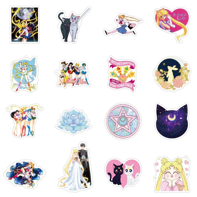 Sailor Moon stickers cartoon c - Memo Pad Sticky บทวิจารณ์และราคา