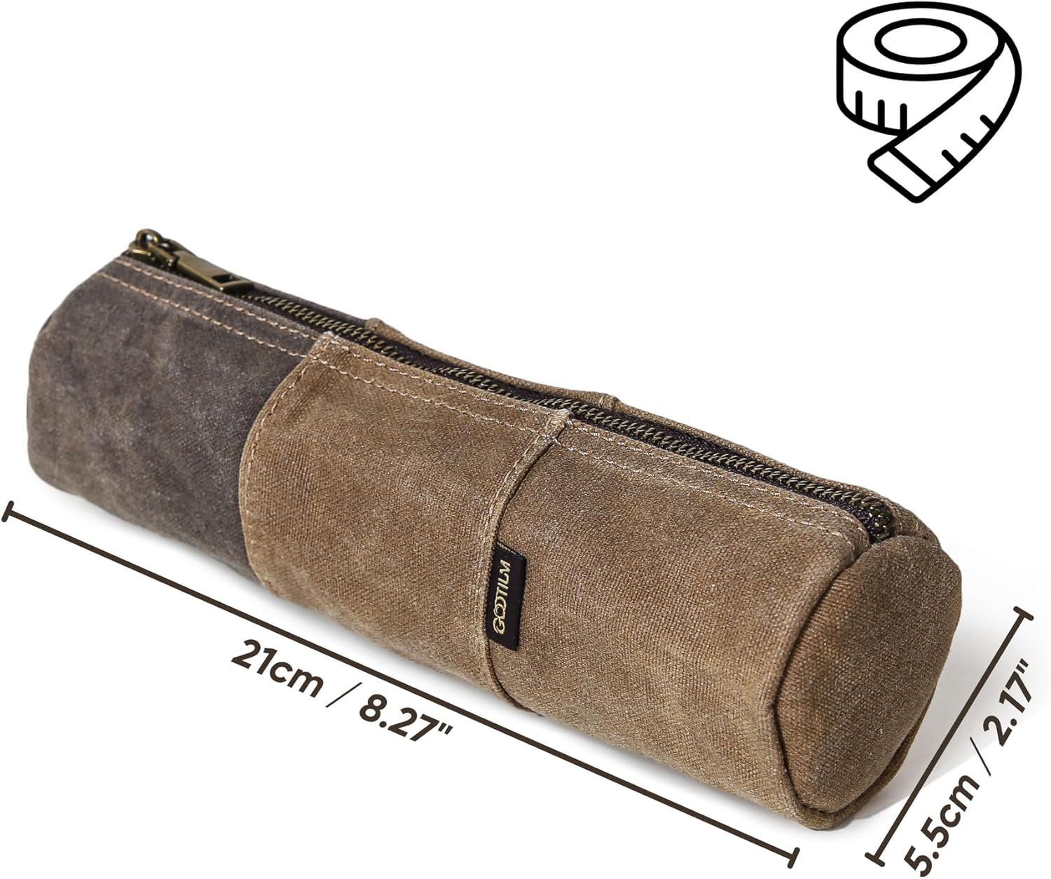 GOOTIUM Waxed Canvas Pencil Po - Tan Stationery & Office Supply บทวิจารณ์และราคา