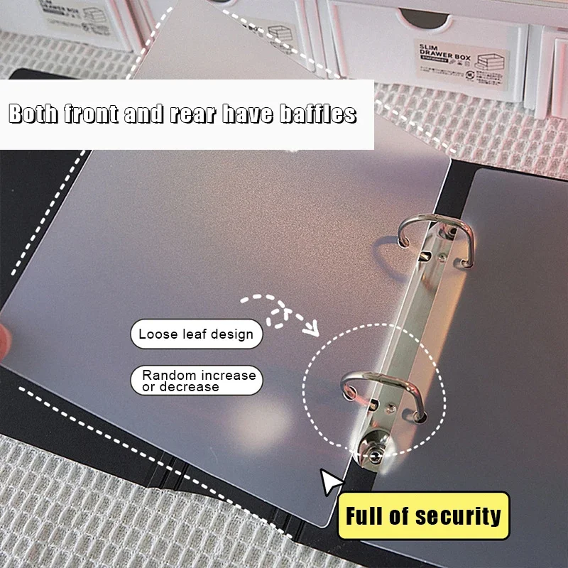 Kawaii A4/A5 Binder Photocard  - Binding Comb Plastic บทวิจารณ์และราคา