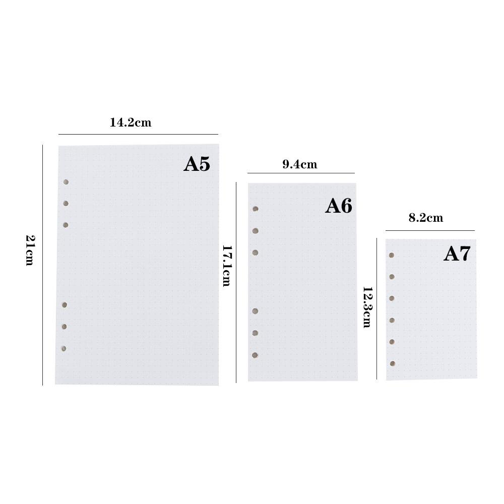 45 Sheets A5 A6 A7 Refill Spir - Notebook Dotted A5 บทวิจารณ์และราคา