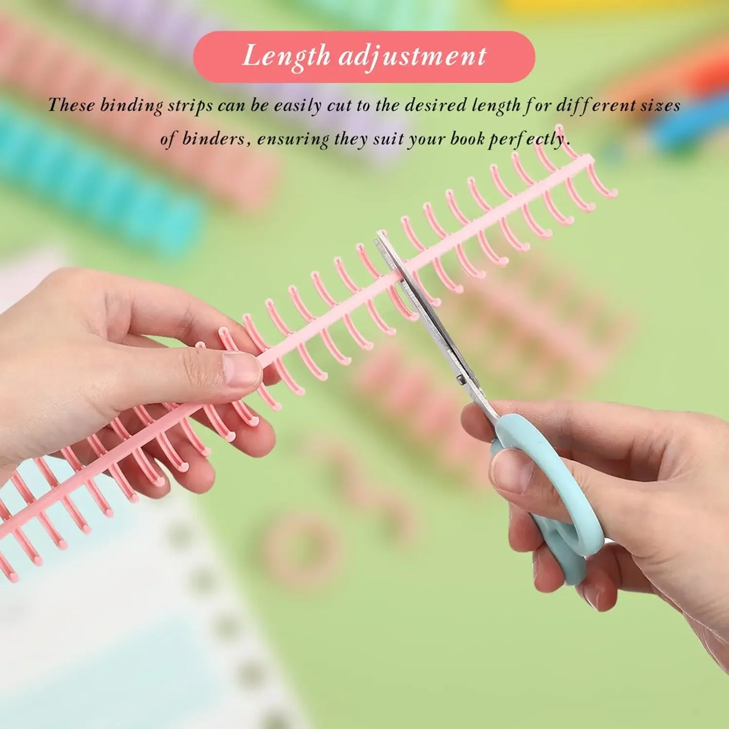 5-10PCS Comb Binding Spines Pl - Binding Comb Plastic บทวิจารณ์และราคา