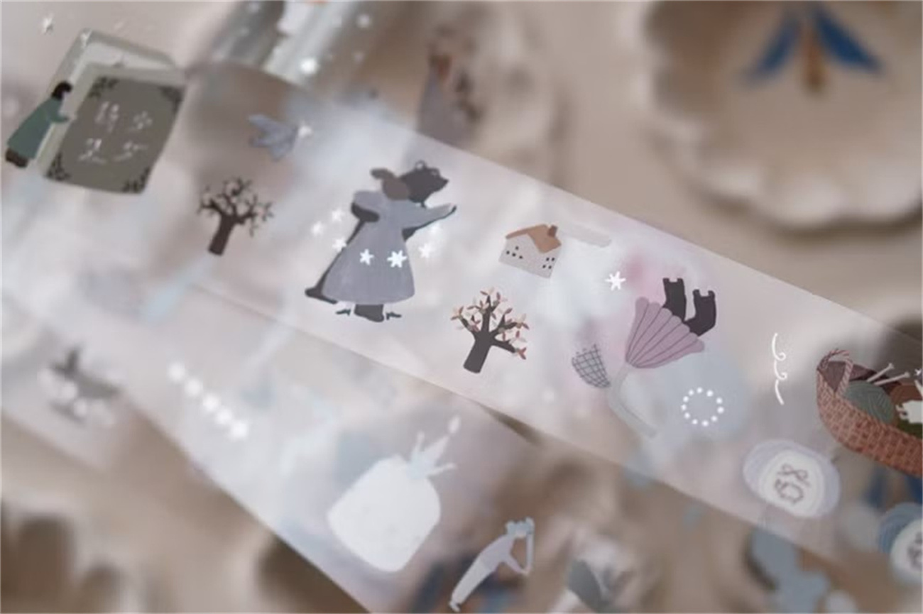 1 Loop Ivy Snow Vintage A Love - Washi Tape Set บทวิจารณ์และราคา