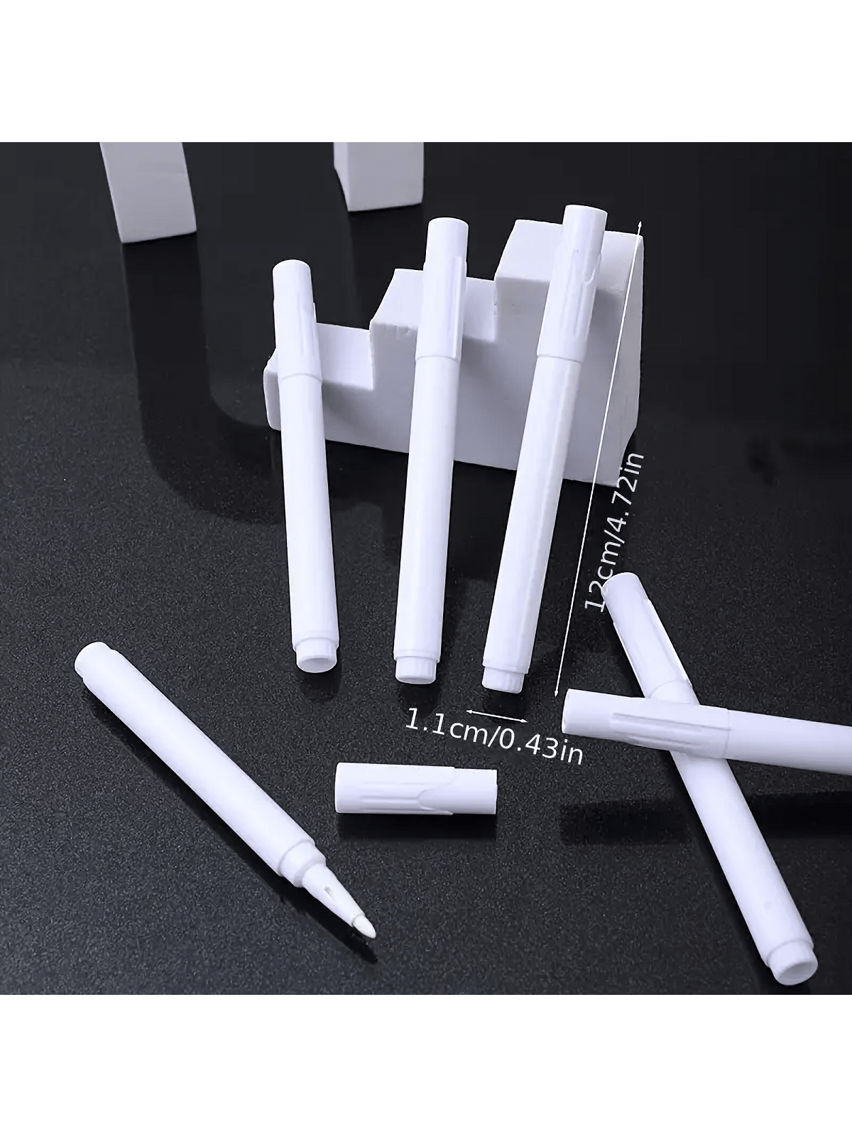 12pcs White Liquid Chalk Marke - Correction Fluid White บทวิจารณ์และราคา