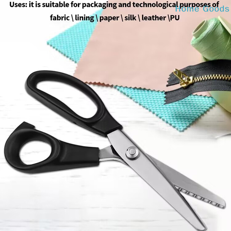 Stainless Steel Pinking Shears - Scissors Stainless Craft บทวิจารณ์และราคา