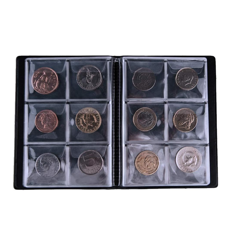 60Pocket Coin Collection Album - Binding Comb Plastic บทวิจารณ์และราคา