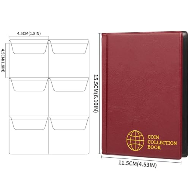 60Pocket Coin Collection Album - Binding Comb Plastic บทวิจารณ์และราคา