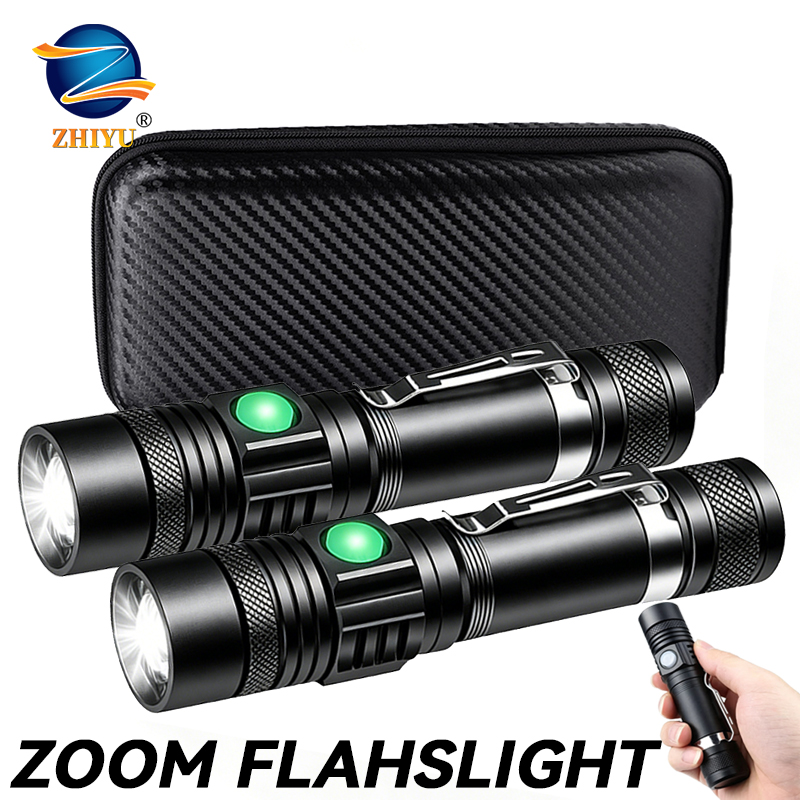 T6 LED Rechargeable Flashlight - Stationery Supply บทวิจารณ์และราคา