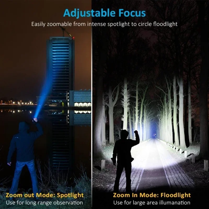 T6 LED Rechargeable Flashlight - Stationery Supply บทวิจารณ์และราคา