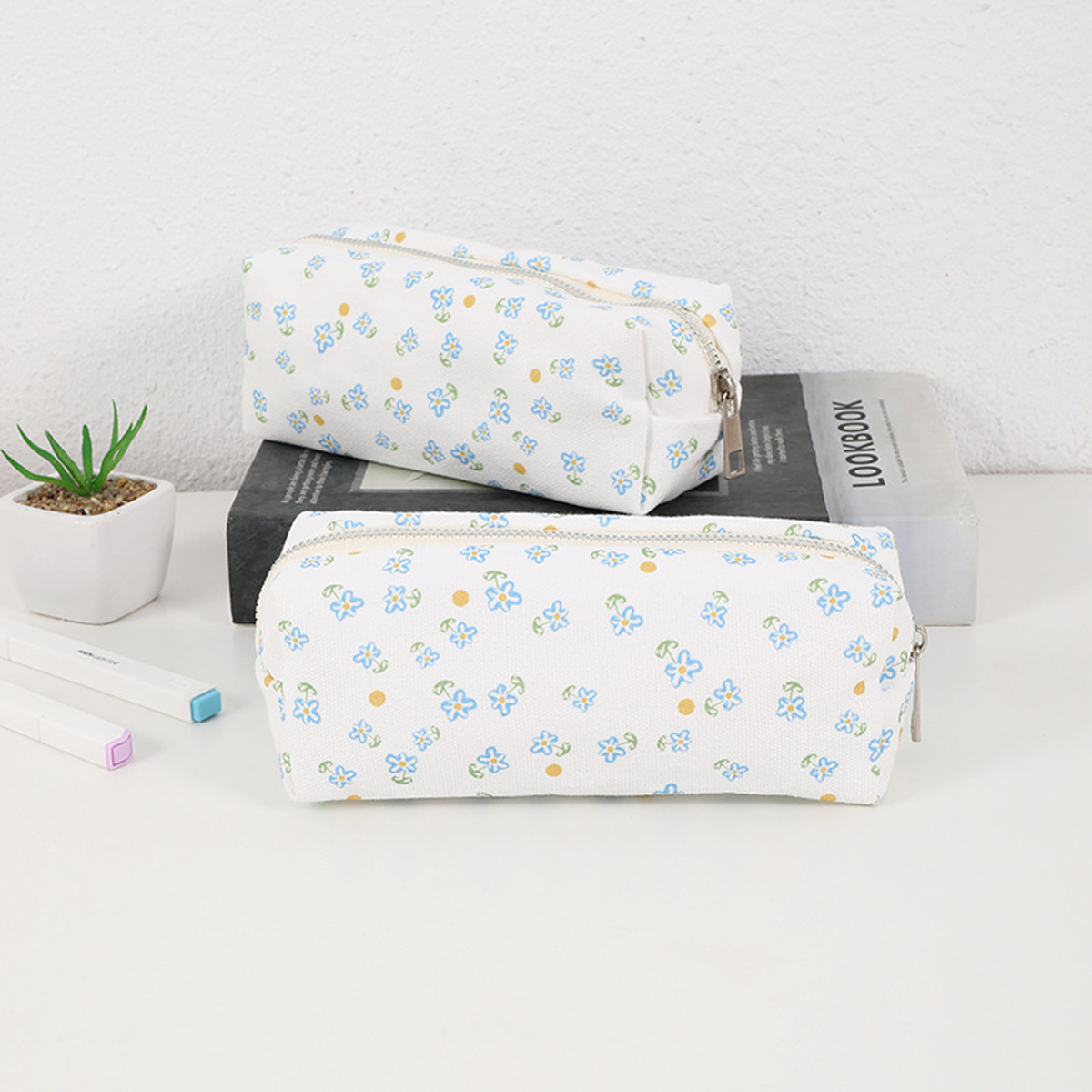 Simple floral printed pencil c - Stationery Office And School Supply Stores บทวิจารณ์และราคา