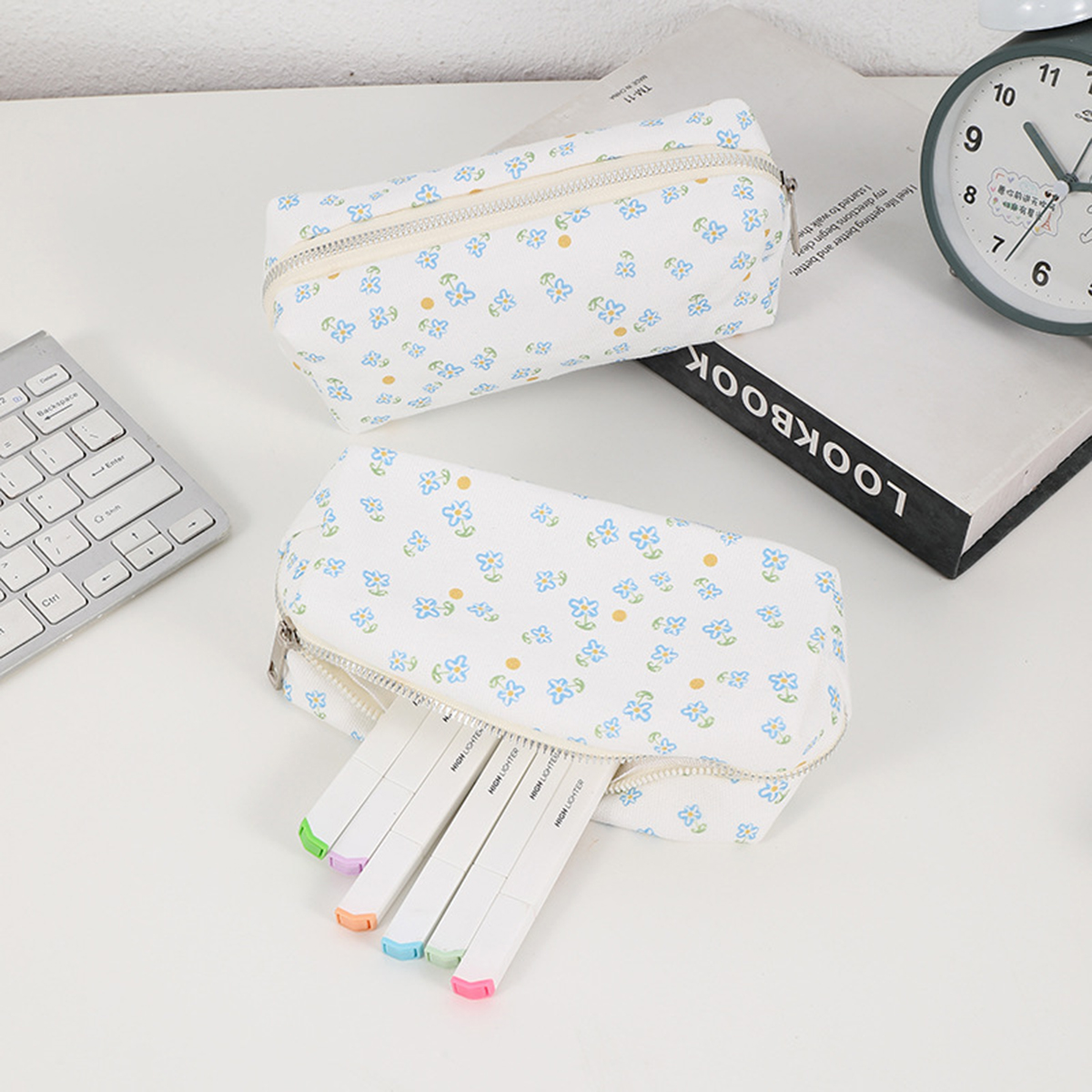 Simple floral printed pencil c - Stationery Office And School Supply Stores บทวิจารณ์และราคา