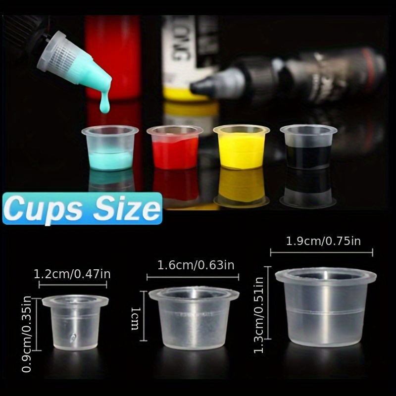 100/1000pcs Tattoo Large Mediu - Calligraphy Ink Bottle บทวิจารณ์และราคา