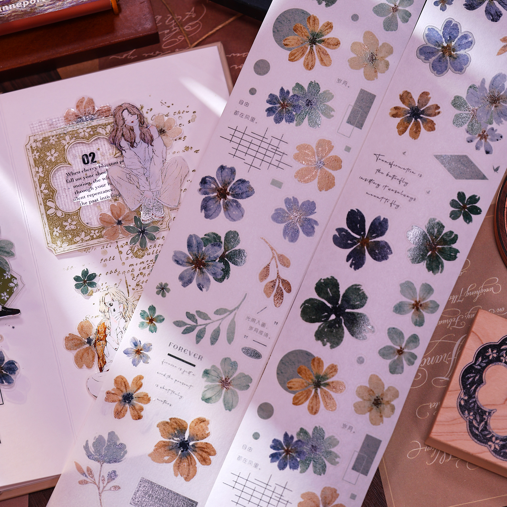 XiaoBaiJia Studio Vintage Yell - Washi Tape Set บทวิจารณ์และราคา