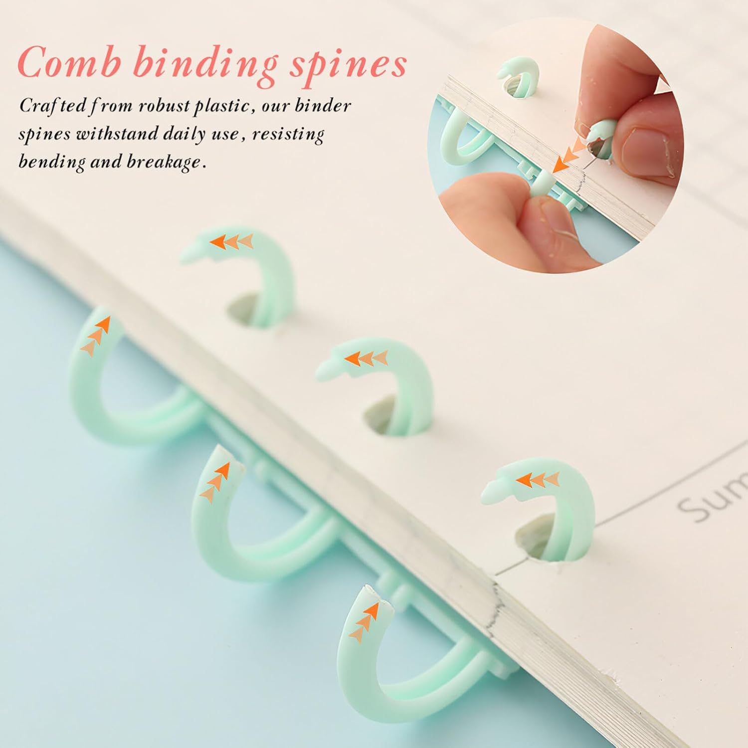 5/10Pcs Comb Binding Spines 30 - Binding Comb Plastic บทวิจารณ์และราคา