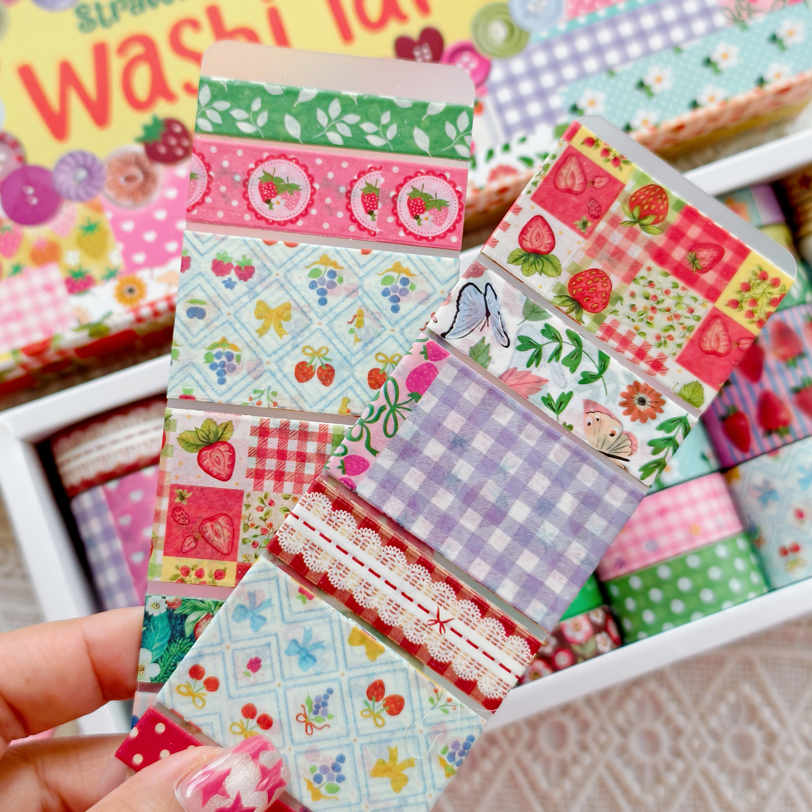 Random Cover 35 Rolls Aestheti - Washi Tape Set บทวิจารณ์และราคา
