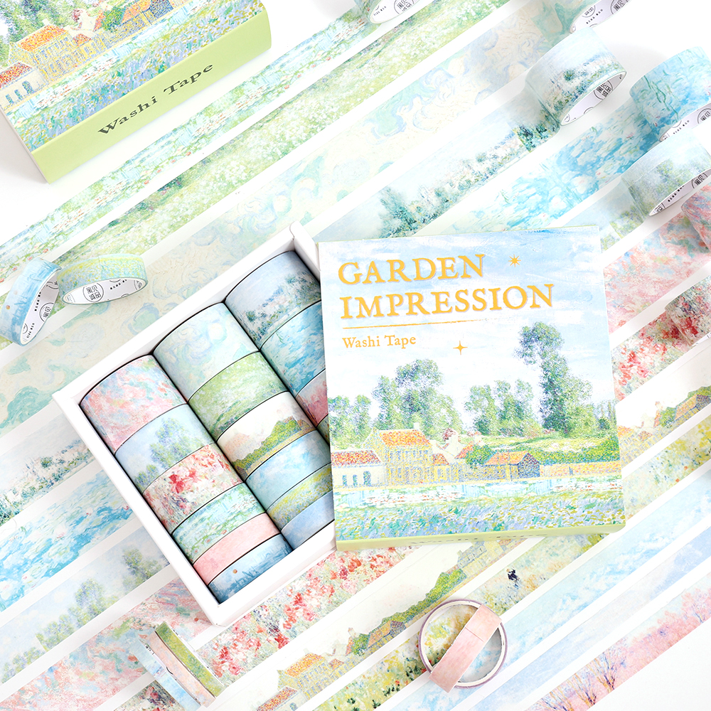 20 Rolls Vintage Garden Washi  - Washi Tape Set บทวิจารณ์และราคา